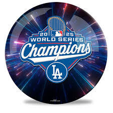 otb mlb 2025 world series champions los angeles dodgers bowling ball