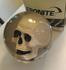ebonite clear skull / skeleton bowling ball ebonite clear skull / skeleton bowling ball