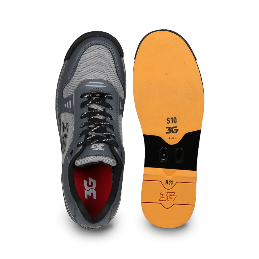 3g mens mesh racer grey right hand bowling shoes 3g mens mesh racer grey right hand bowling shoes